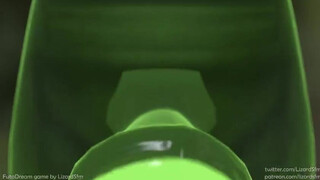 POV Oral Futanari Deepthroat GIF