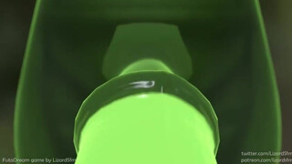 POV Oral Futanari Deepthroat GIF