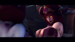 Ее королева - Алекстраза / сильвана World Of Warcraft Futanari