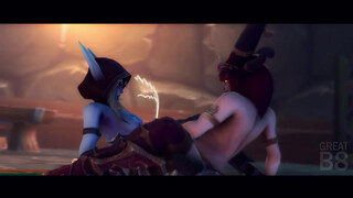 Ее королева - Алекстраза / сильвана World Of Warcraft Futanari