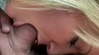 Sucking Deepthroat Cock Blowjob Big Tits Big Dick GIF