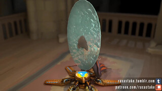 Symmetra сосет хуй Bad Dragon через телепорт