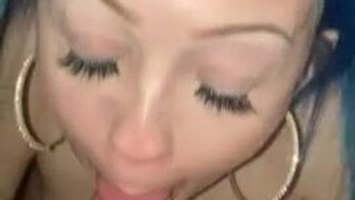 Petite OnlyFans MILF Hotwife Deepthroat Blowjob Big Dick BWC GIF