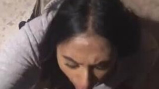 Public Long Hair Facial Face Fuck Deepthroat Caught GIF