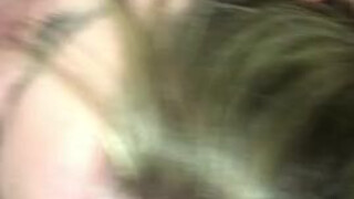 Sucking Green Eyes Face Fuck Eye Contact Deepthroat Cock Blowjob Big Tits Big Dick Balls GIF