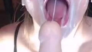 Spit Sloppy Messy Gagging Asian GIF