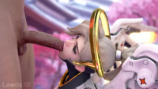 Mercy BJ animation - Lewds3D