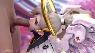 Mercy BJ animation - Lewds3D