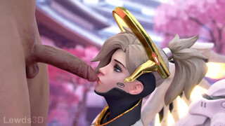 Mercy BJ animation - Lewds3D