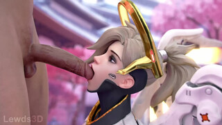 Mercy BJ animation - Lewds3D