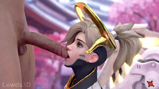 Mercy BJ animation - Lewds3D