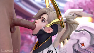 Mercy BJ animation - Lewds3D