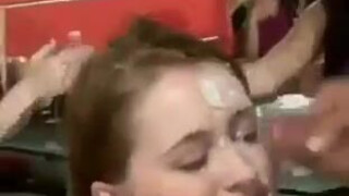 Facial Deepthroat Cumshot Cum Blowjob GIF