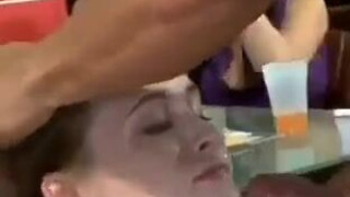 Facial Deepthroat Cumshot Cum Blowjob GIF