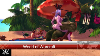 World of Warcraft - хентай - Orco Sexo с Elfa de la Noche