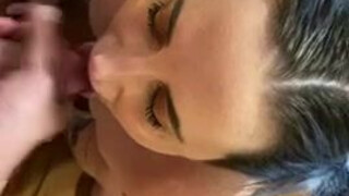 Pregnant Gagging Gag Reflex Cock Worship Breeding Blowjob GIF