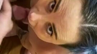 Pregnant Gagging Gag Reflex Cock Worship Breeding Blowjob GIF