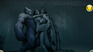 WoW - A Draenei Threeway