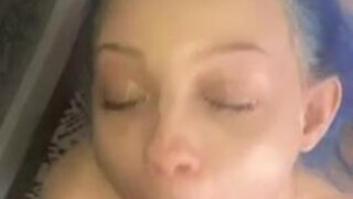 Teen Petite OnlyFans MILF Hotwife Gagging Deepthroat Blowjob Big Dick GIF