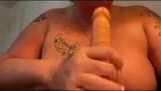 Handjob Gagging Gag Reflex Dildo Cock Blowjob GIF