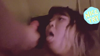 Korean Facial Face Fuck Deepthroat Cumshot Chubby Blowjob BBW Asian GIF