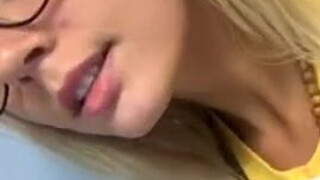 Pierced Long Tongue Deepthroat Cum In Mouth GIF