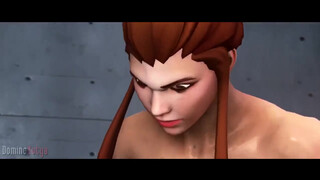 Overwatch Brigitte жестко ебет Helena Douglas из Dead or Alive