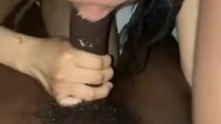 Sucking Sloppy Gagging Deepthroat BBC GIF