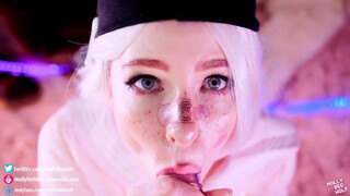 Deepthroat Cumshot Cum Cosplay Blowjob Big Tits Big Dick Big Ass Ahegao GIF