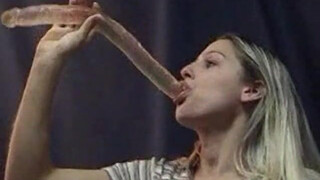 Swallowing Dildo Deepthroat GIF