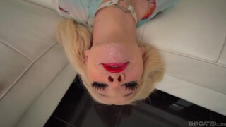 Throat Fuck Sloppy Rough Oral Kenzie Reeves Face Fuck Deepthroat Blowjob GIF