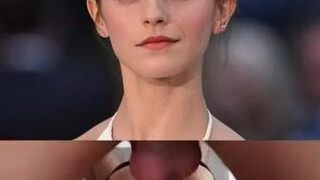 Face Fuck Emma Watson Deepthroat Blowjob GIF