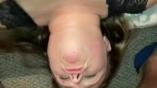 Gag Reflex Deepthroat Blowjob GIF