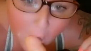 Gagging Gag Reflex Blowjob GIF