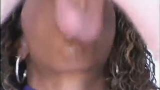 Sucking Interracial Ebony Deepthroat Blowjob BWC GIF