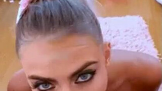 Thick Cock Teen Sucking Rough Hardcore Green Eyes Eye Contact Deepthroat Deep Penetration Cock Worship Blue Eyes Blowjob Big Dick GIF