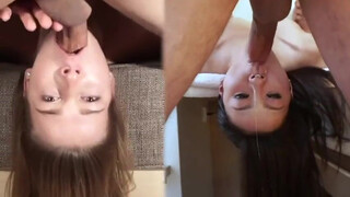 Submissive Squirting Rough Orgasm Gagging Fingering Deepthroat Choking BDSM Amateur GIF