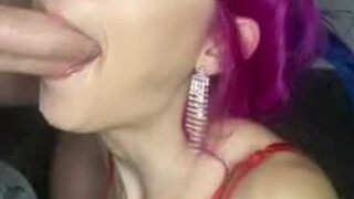 UK Teen Sloppy Petite OnlyFans MILF Hotwife Deepthroat Close Up British Blowjob Big Dick GIF