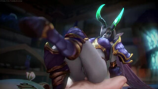 Warcraft Dreadlord Jaina Animation [3mins]