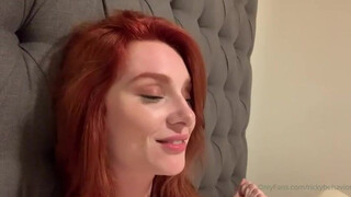 Teen Swallowing Redhead Gagging Gagged Face Fuck Deepthroat Cum Swallow Cum On Tits Cum In Mouth Blowjob BBC GIF