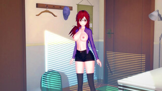 Наруто - Карин в 3D аниме, порно видео от первого лица