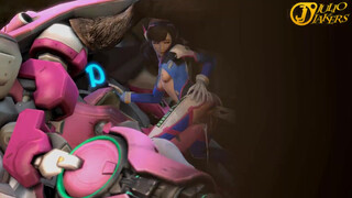 Конь гигантским членом рвет пизду милашки D.Va