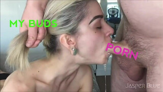 Pornstar Deepthroat Blowjob GIF