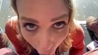 Public Outdoor OnlyFans NSFW Mom Mia Malkova Face Fuck Deepthroat Cock Worship Cock Milking Blowjob Blonde Balls Sucking Ball Worship 60fps GIF