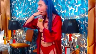 Latina Gag Reflex Cam GIF