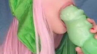 Dildo Deepthroat Belle Delphine GIF