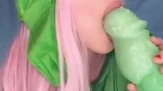 Dildo Deepthroat Belle Delphine GIF