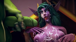 Tyrande Whisperwind Is A Cumslut