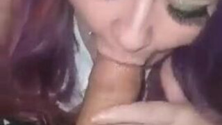 Sloppy Deepthroat BBW GIF