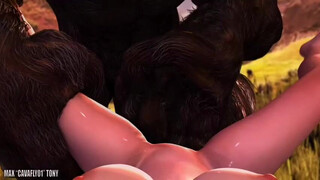 SFM Pussy Licking Pussy Eating POV Monster Cock Hardcore Gagging Deep Penetration Cum Choking Animation GIF